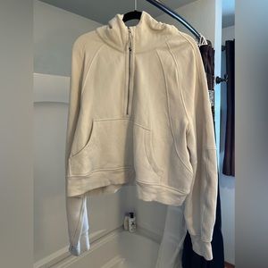 Lululemon oversized crop scuba XL/XXL bone